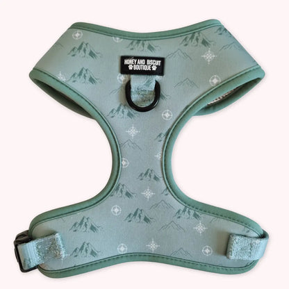 Free & Wild – Adjustable Floral Dog Harness (No Pull)