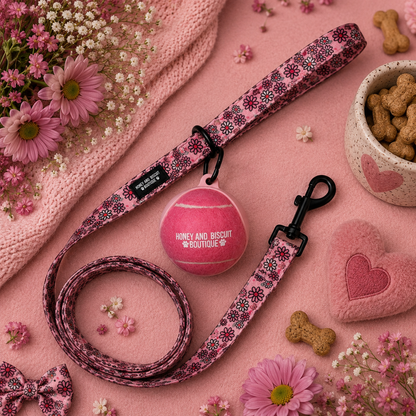 Branded Dog Ball & Holder