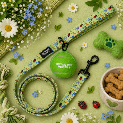 Branded Dog Ball & Holder
