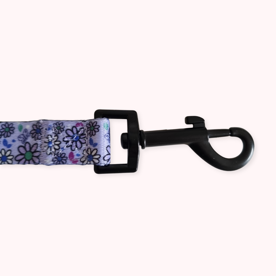 Dog Lead/Leash - Pups A Daisy Lilac