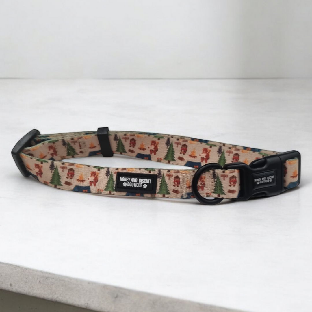 Dog Harness, Collar & Lead/Leash Bundle - Pups In The Woods