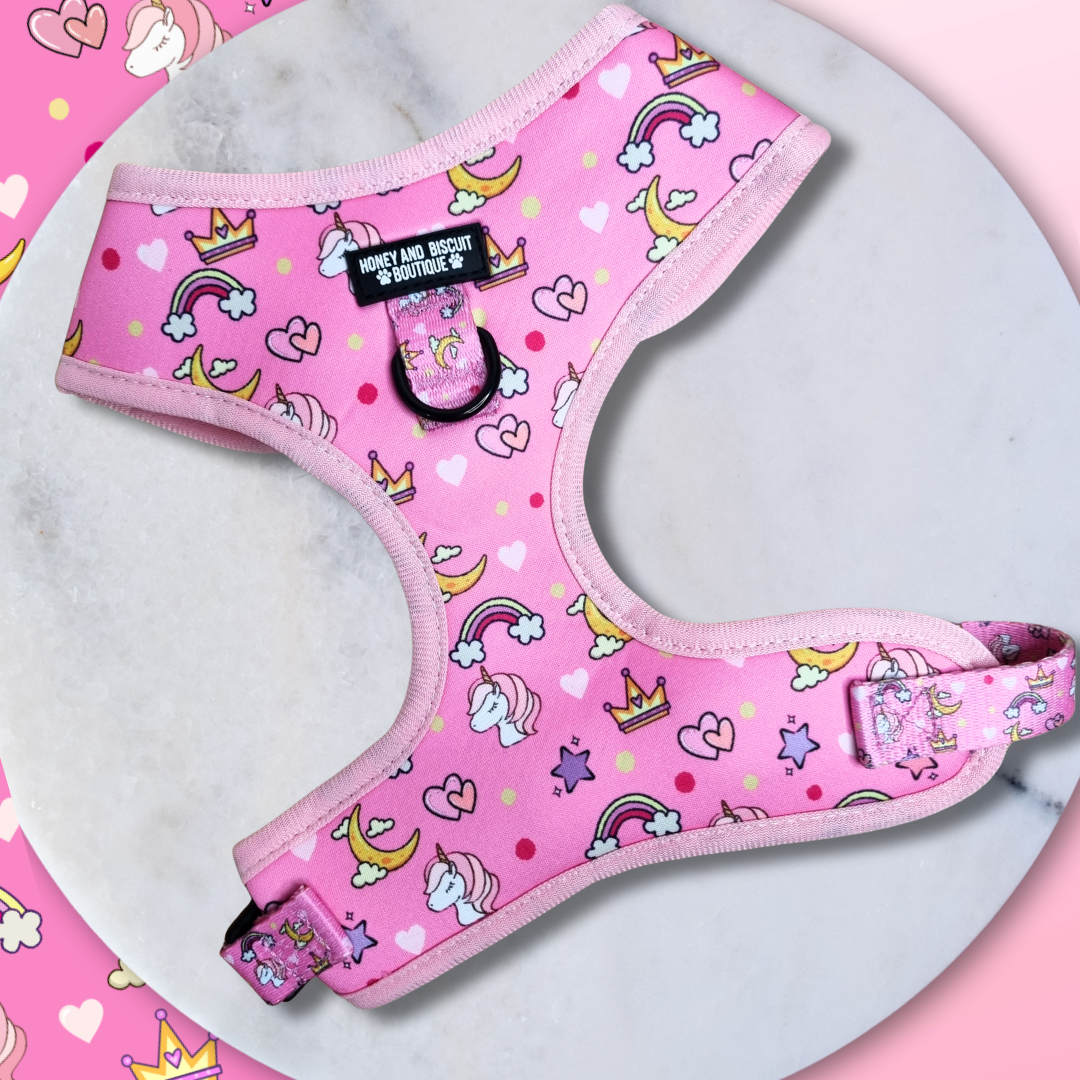 Adjustable Dog Harness Rainbow Dreams