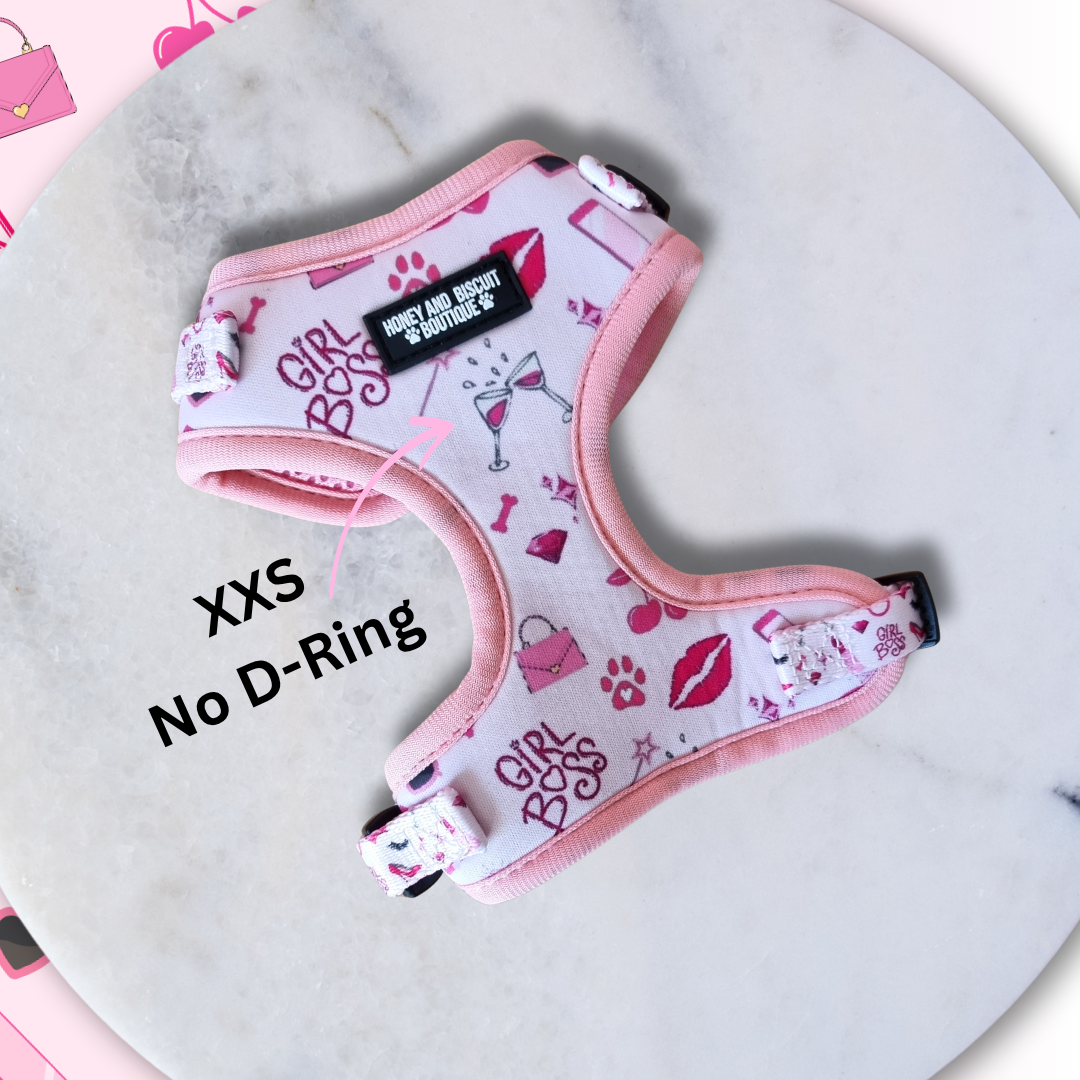 Adjustable Dog Harness Girl Boss XX Small