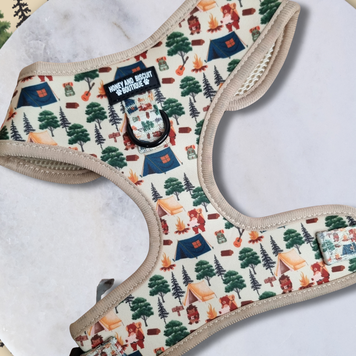 Pups In The Woods – Adjustable Dog Harness for Small Dogs (No Pull)