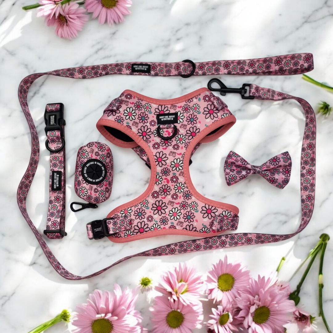 Dog Walkies Bundle - Pups A Daisy Pink