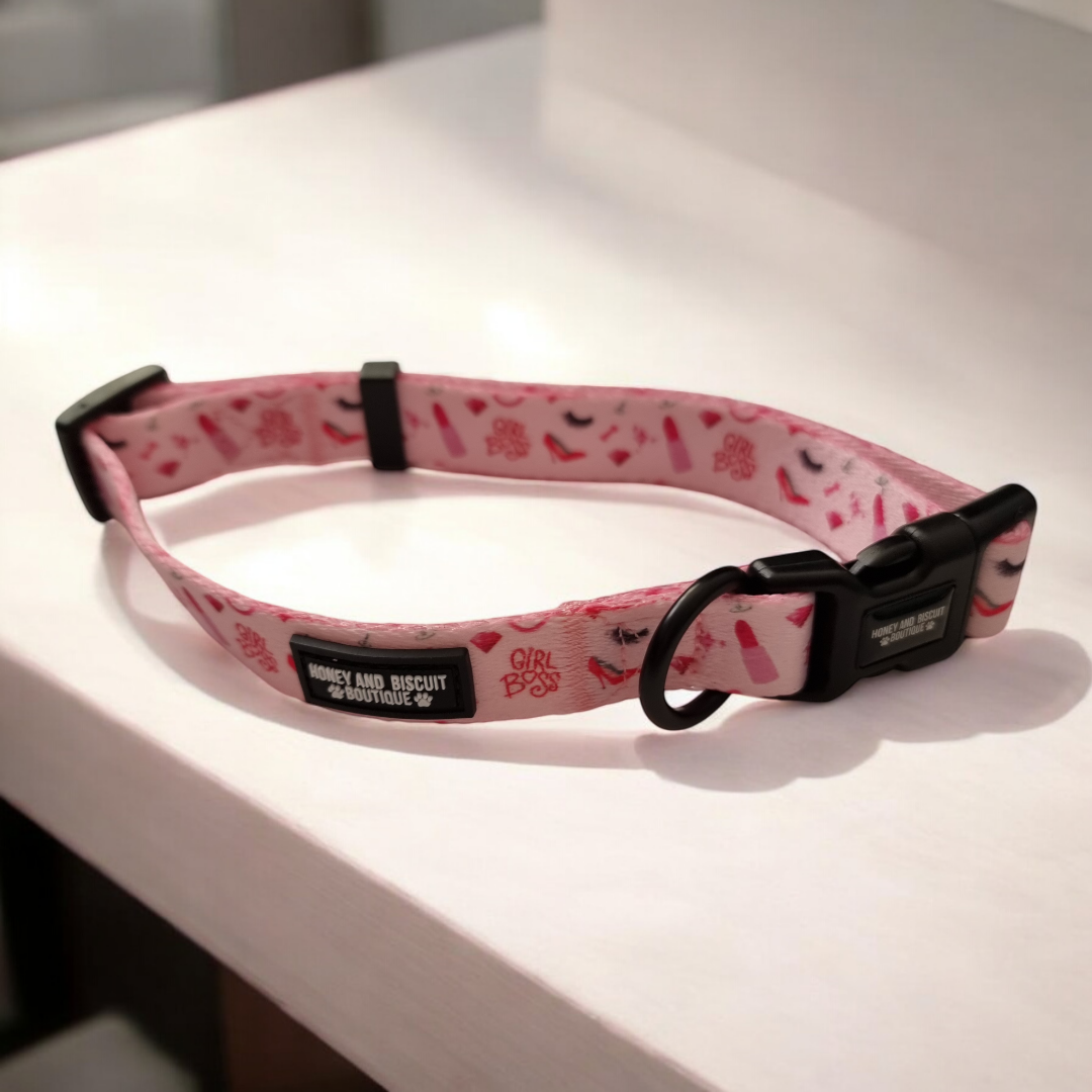 Dog Harness, Collar & Lead Bundle - Girl Boss