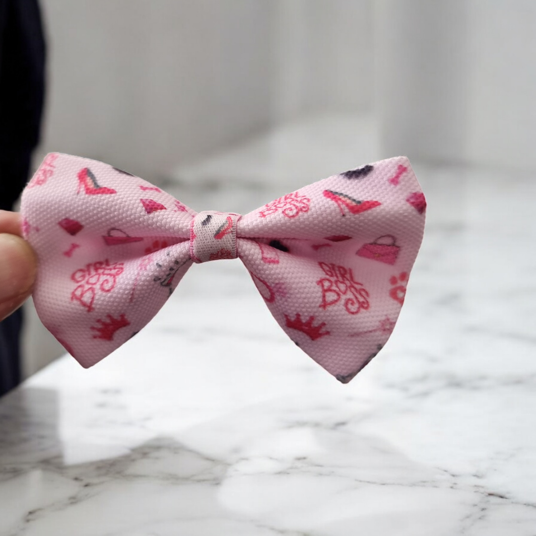 Dog Bow - Girl Boss