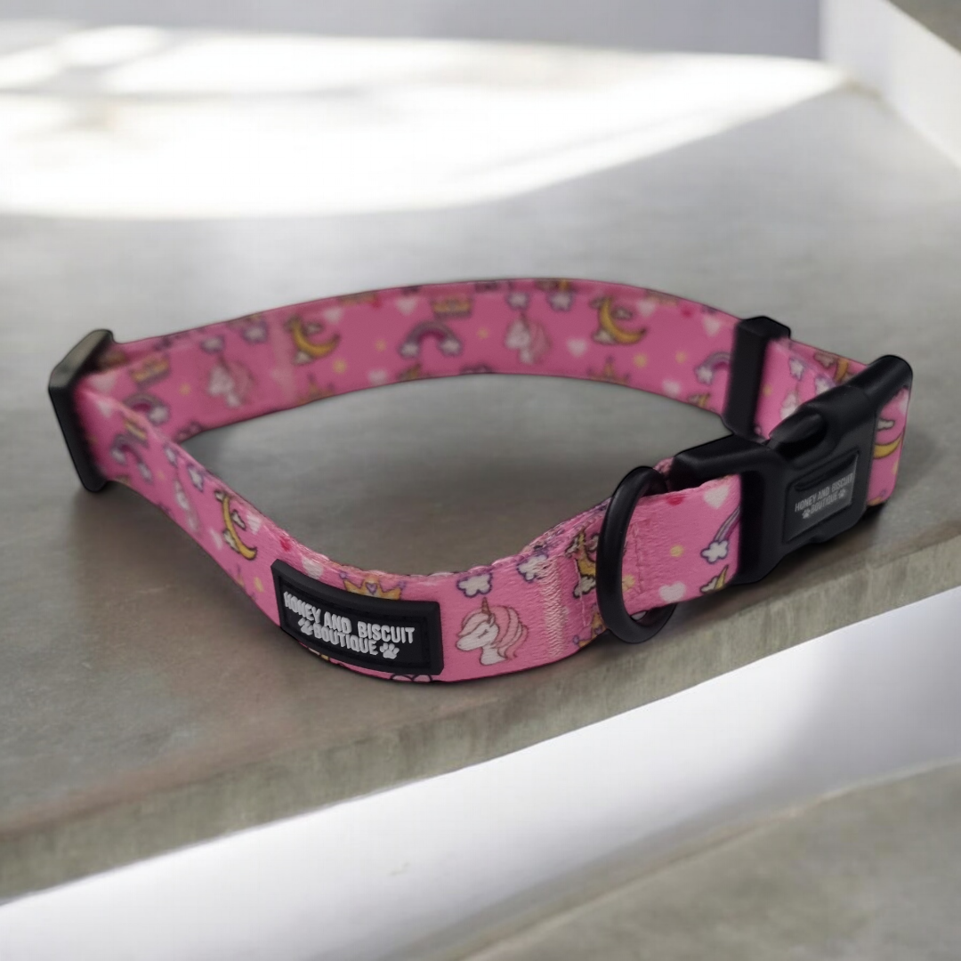 Dog Harness, Collar & Lead Bundle - Rainbow Dreams