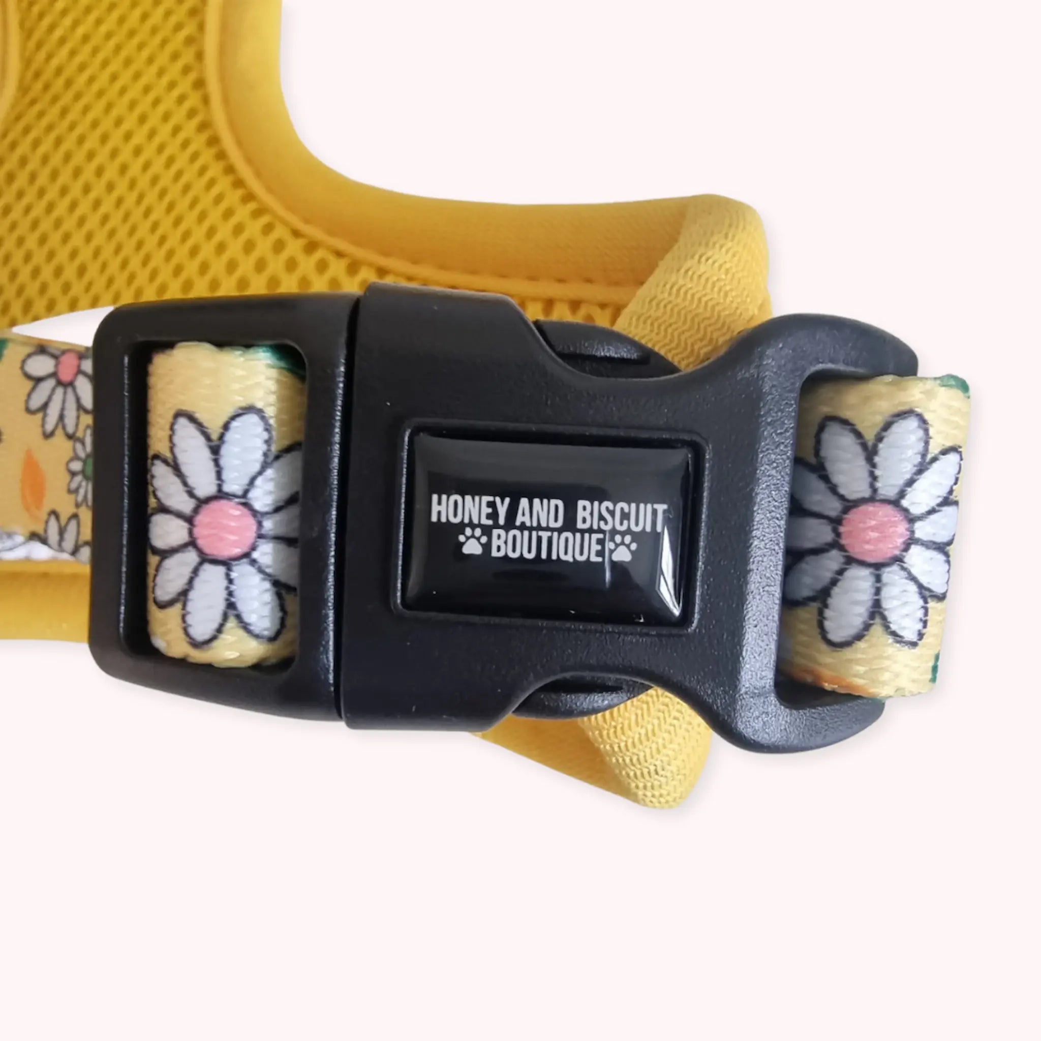 Pups A Daisy Yellow, No Pull Dog Harness