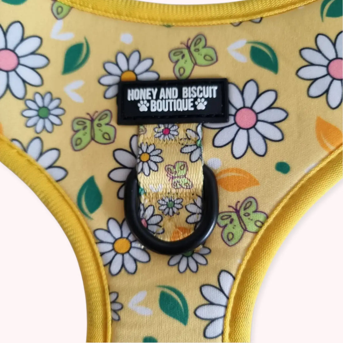 Pups A Daisy Yellow, No Pull Dog Harness