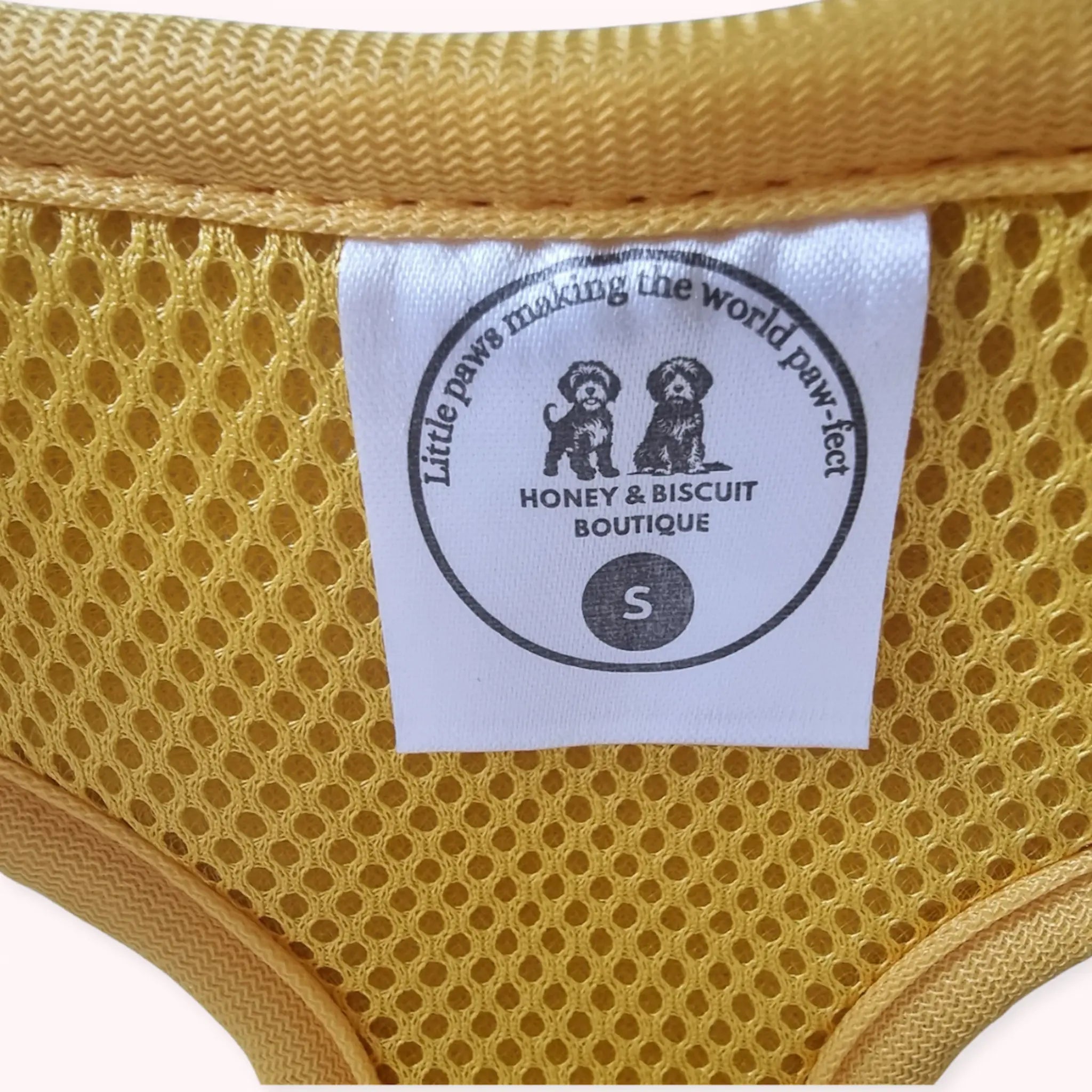 Pups A Daisy Yellow, No Pull Dog Harness