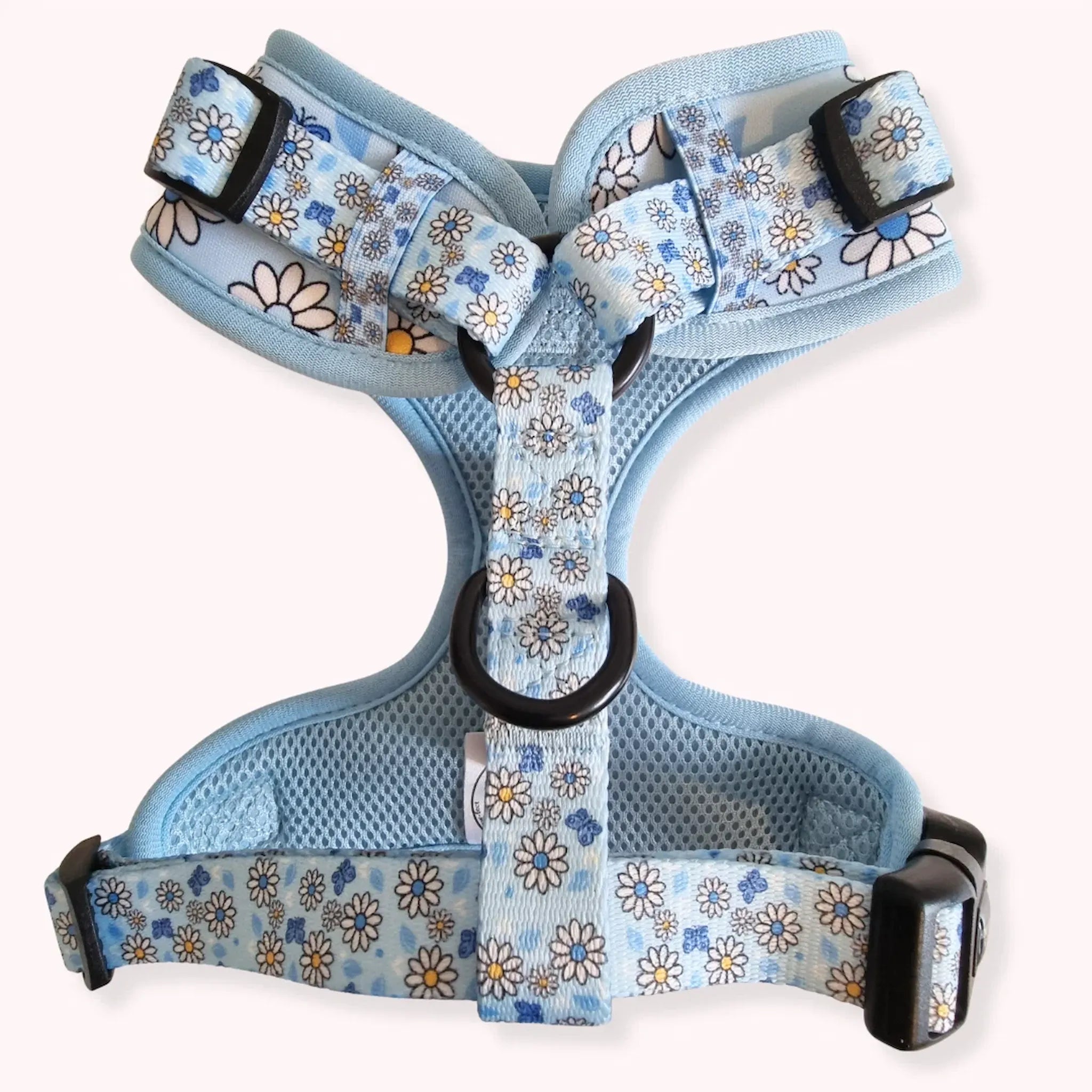 Pups A Daisy Blue, No Pull Dog Harness