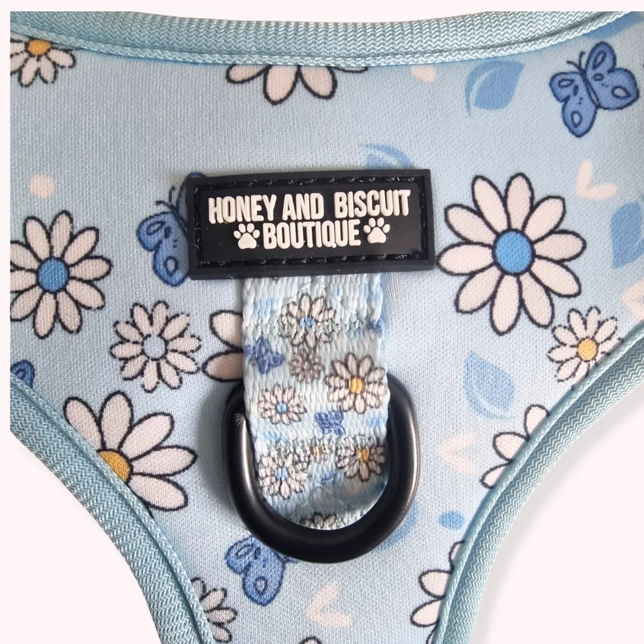 Pups A Daisy Blue, No Pull Dog Harness