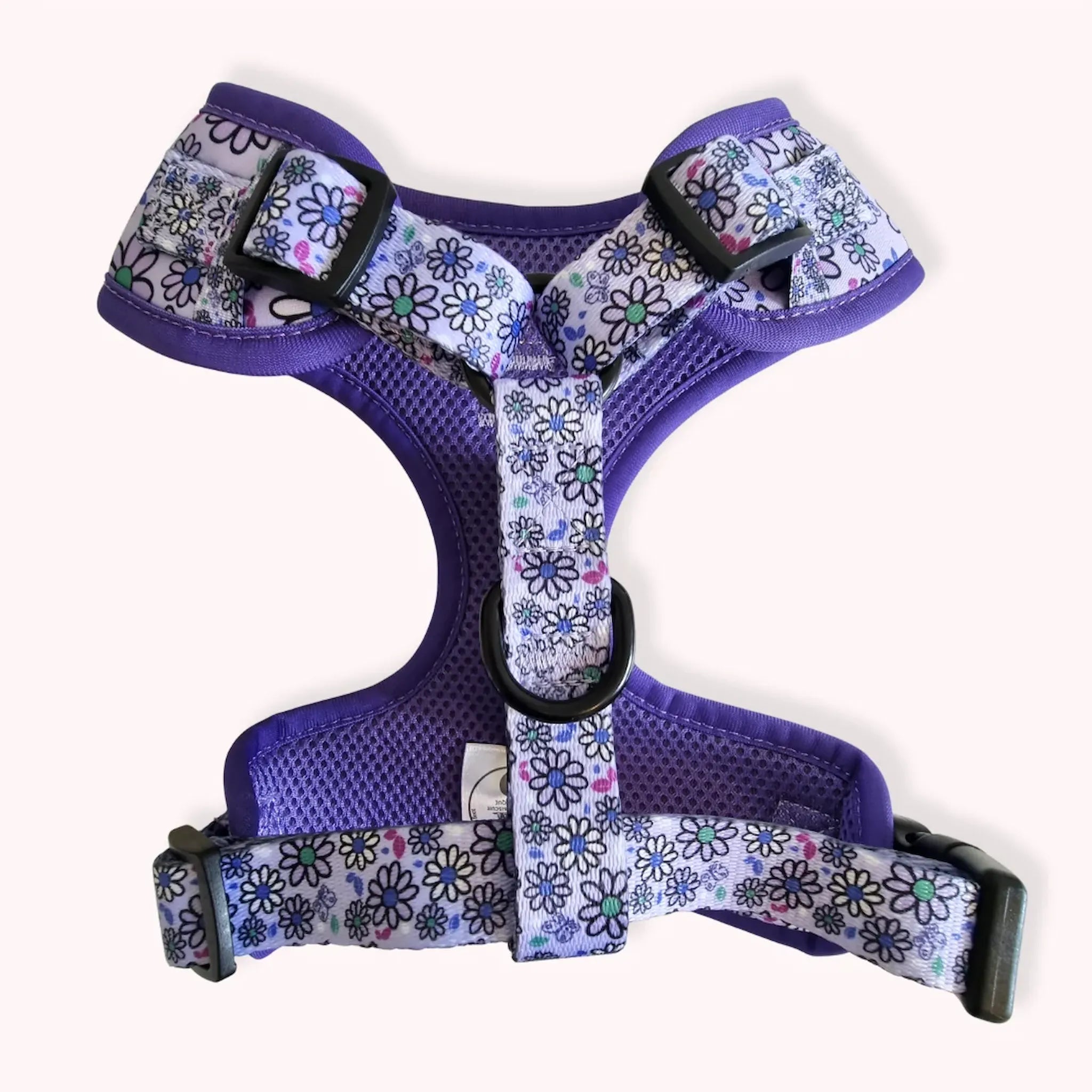 Pups A Daisy Lilac, No Pull Dog Harness