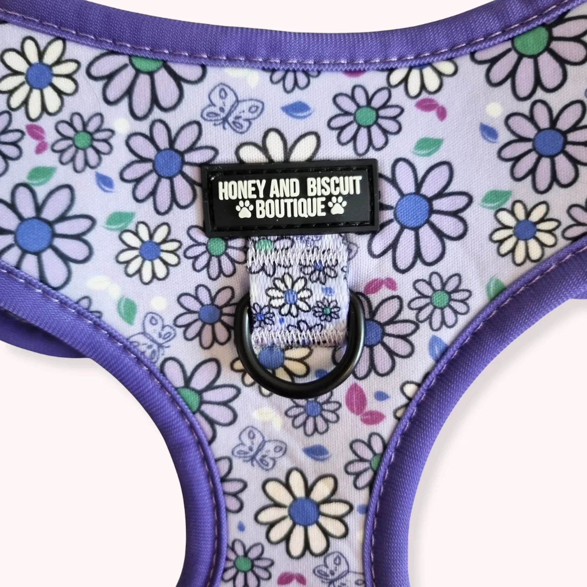 Pups A Daisy Lilac, No Pull Dog Harness