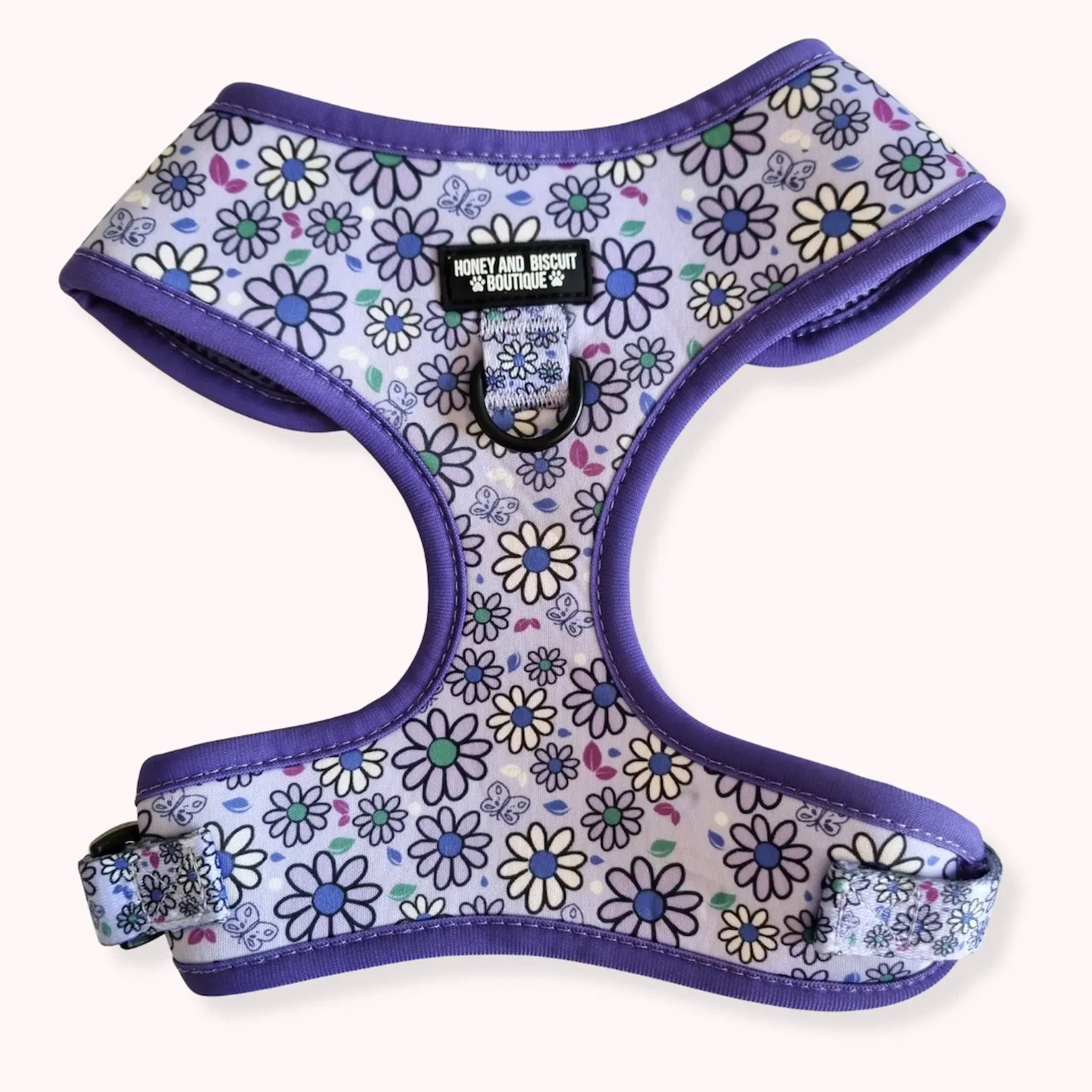 Pups A Daisy Lilac, No Pull Dog Harness