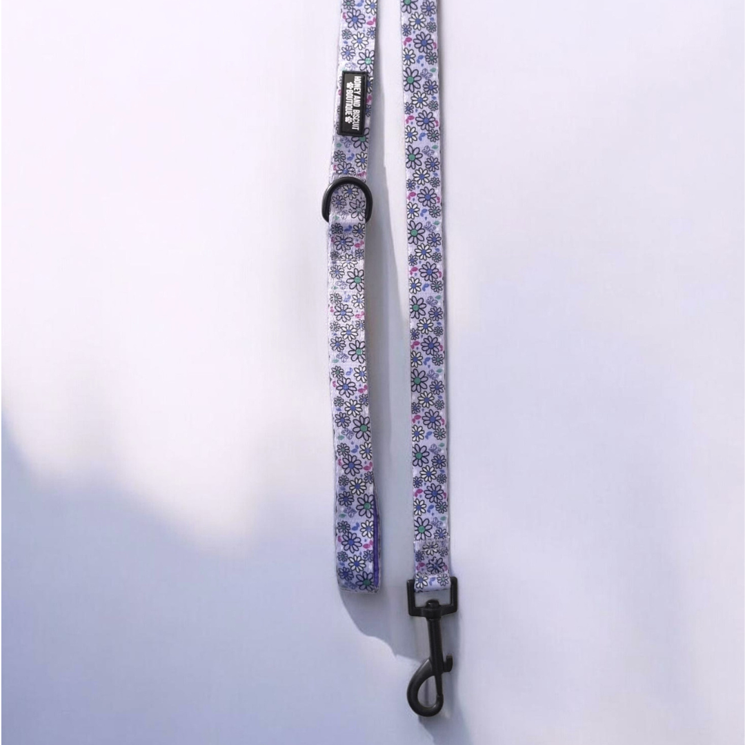 Dog Lead/Leash - Pups A Daisy Lilac