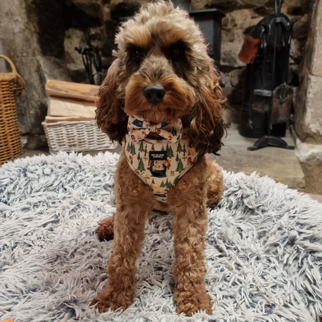 Adjustable Dog Harness Pup's In The Woods