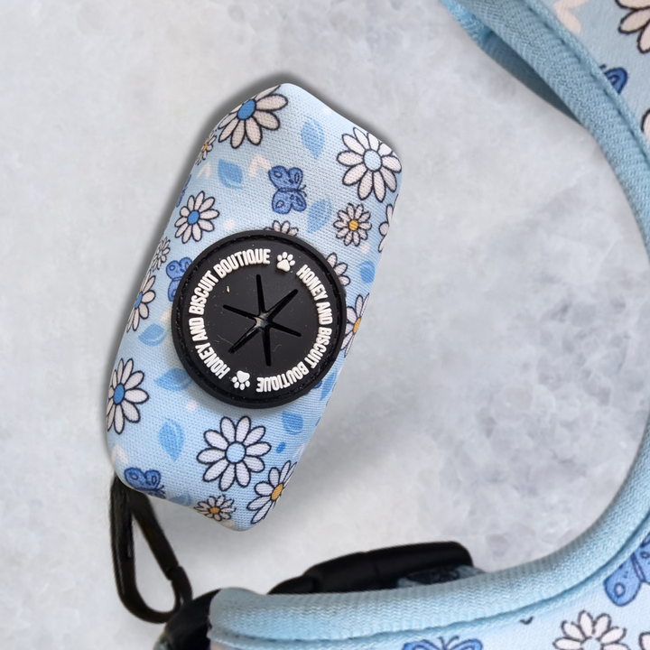 Poop Bag Holder - Pups A Daisy Blue