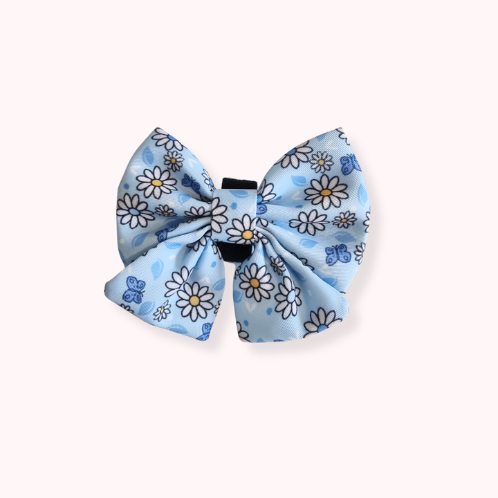 Pups A Daisy Blue Sailor Bow
