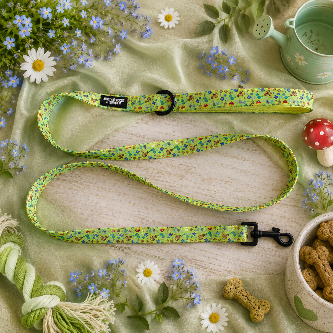Dog Lead- Bugalicious Garden