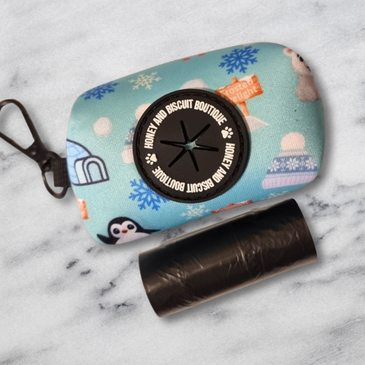 Dog Poop Bag & Holder - Frosted Delight