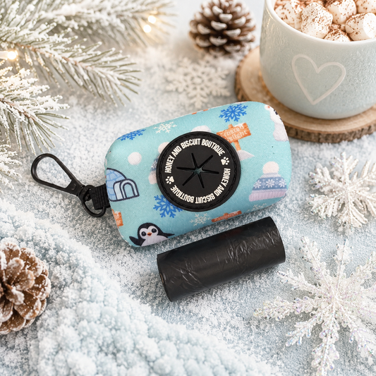 Dog Poop Bag & Holder - Frosted Delight