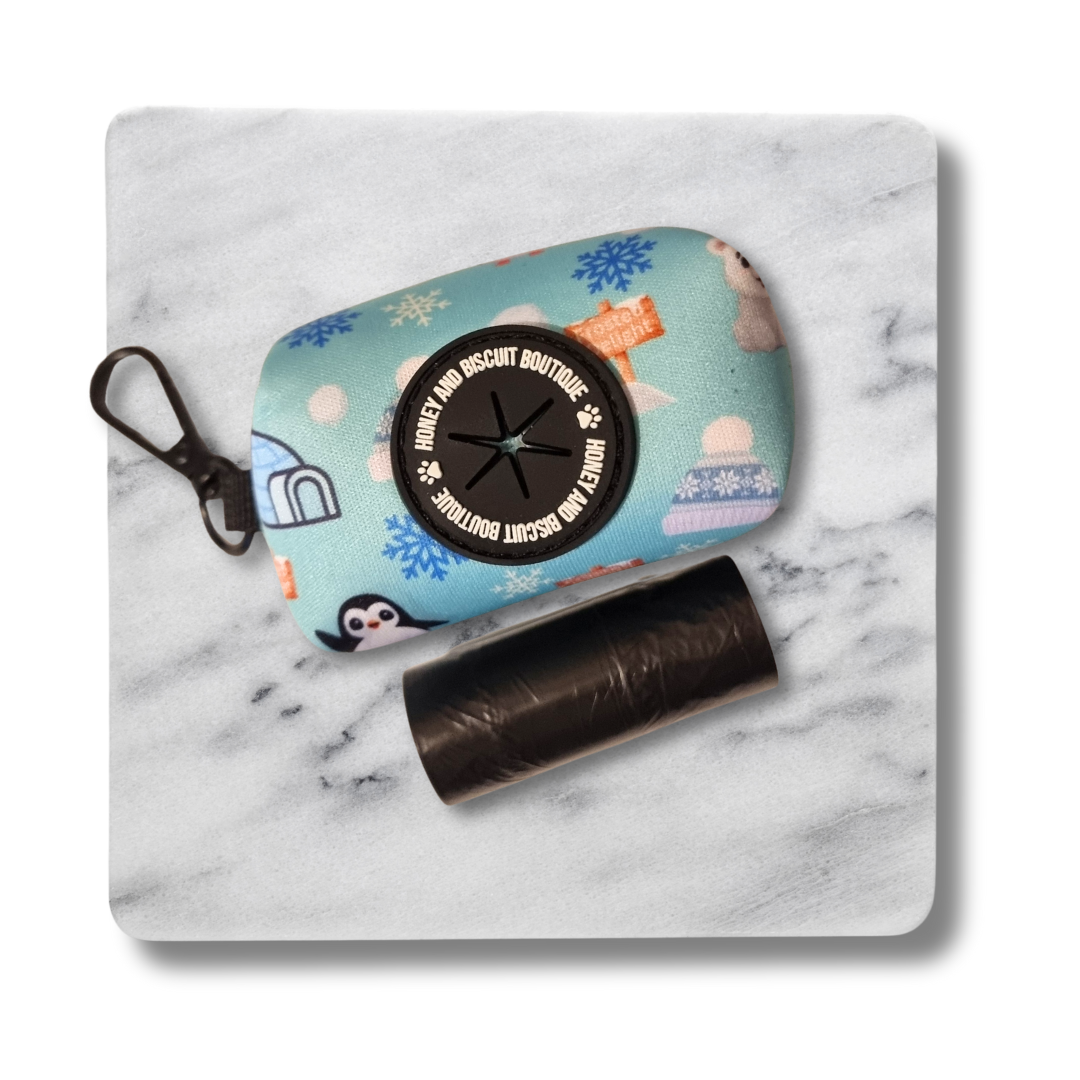 Dog Poop Bag & Holder - Frosted Delight