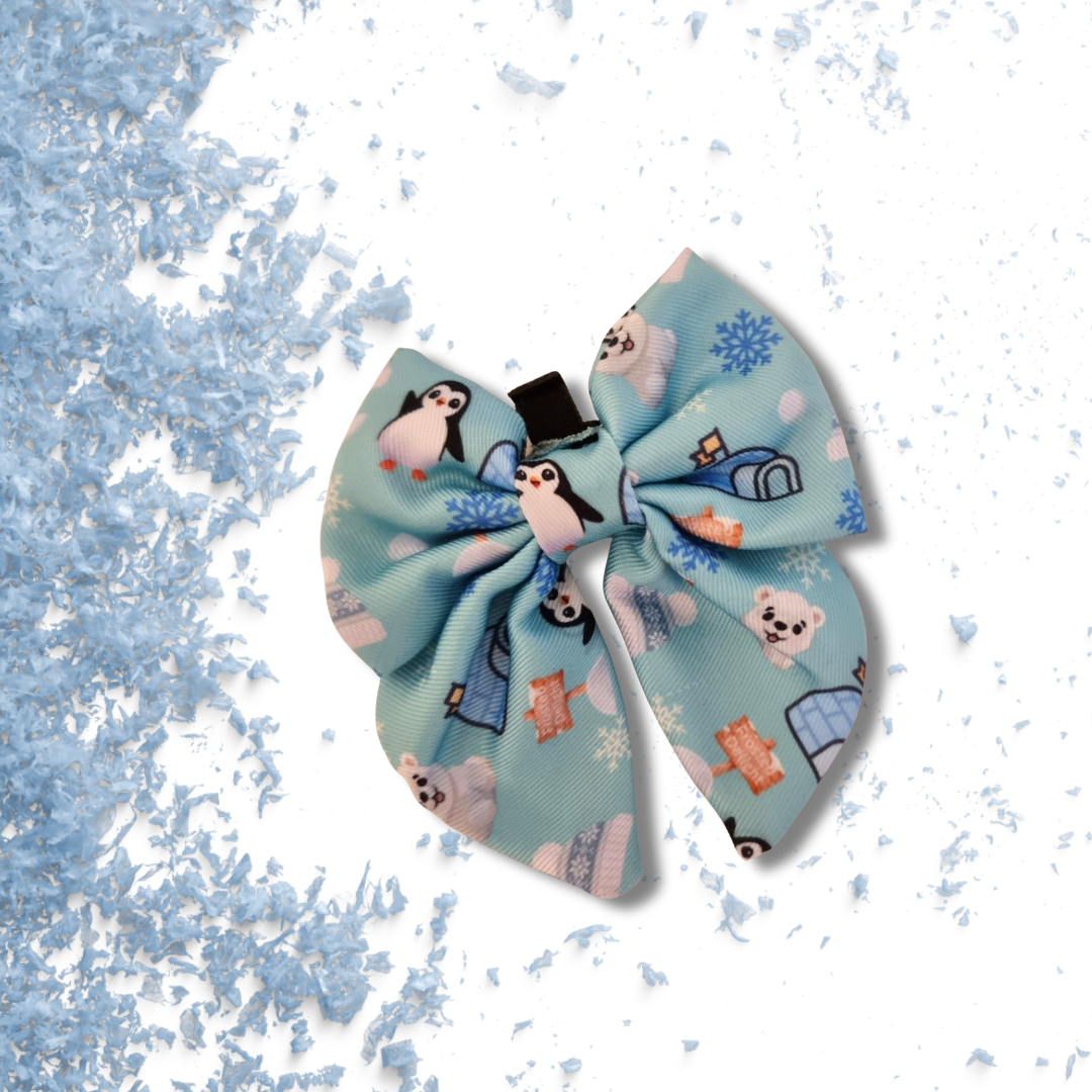 Dog Sailor Bow - Frosted Delight