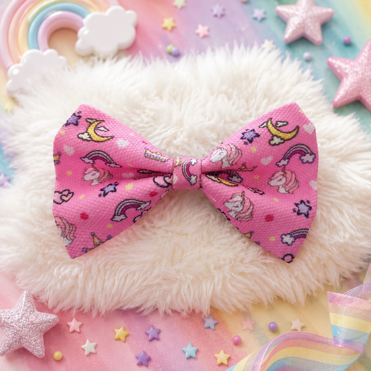 Dog Bow - Rainbow Dreams