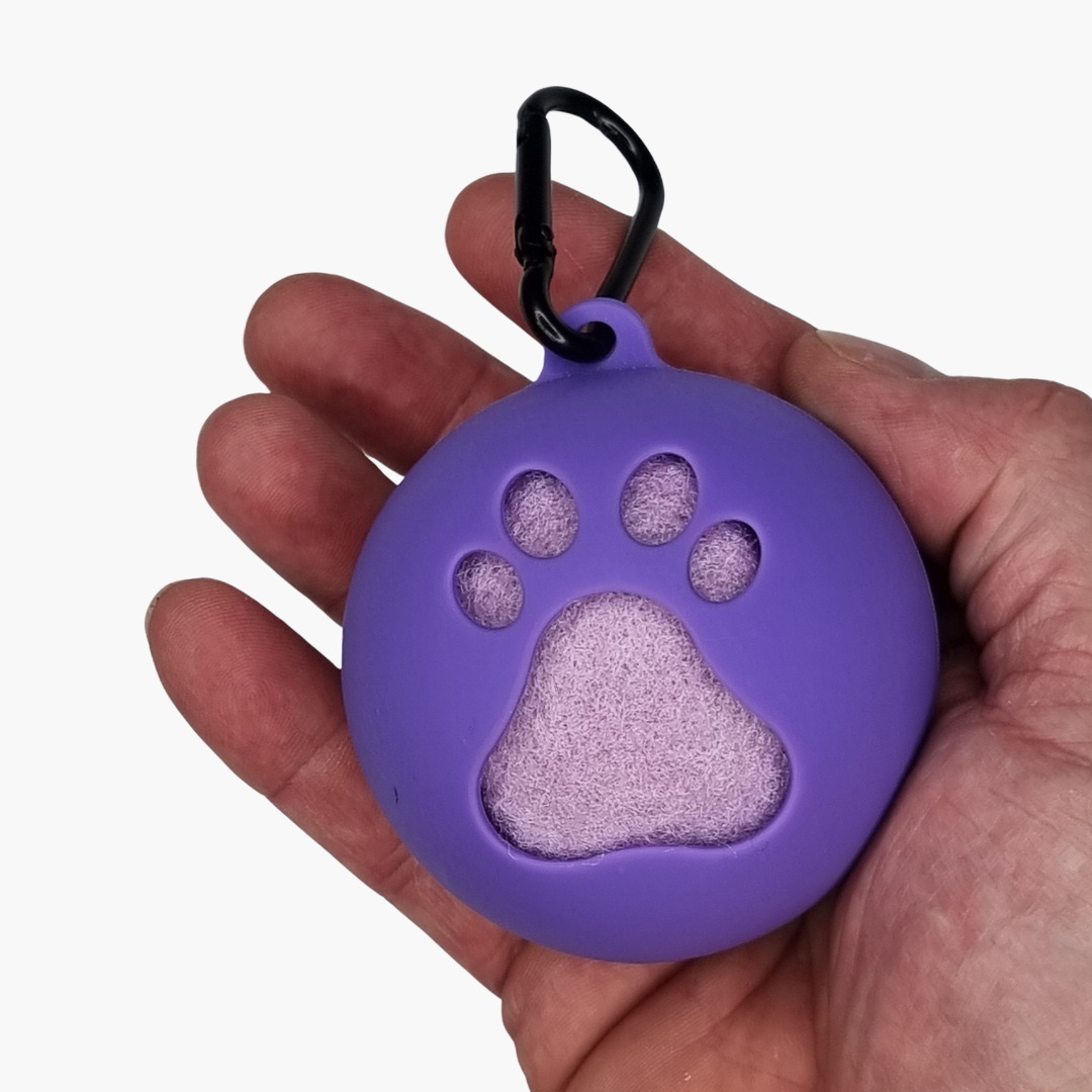 Branded Dog Ball & Holder