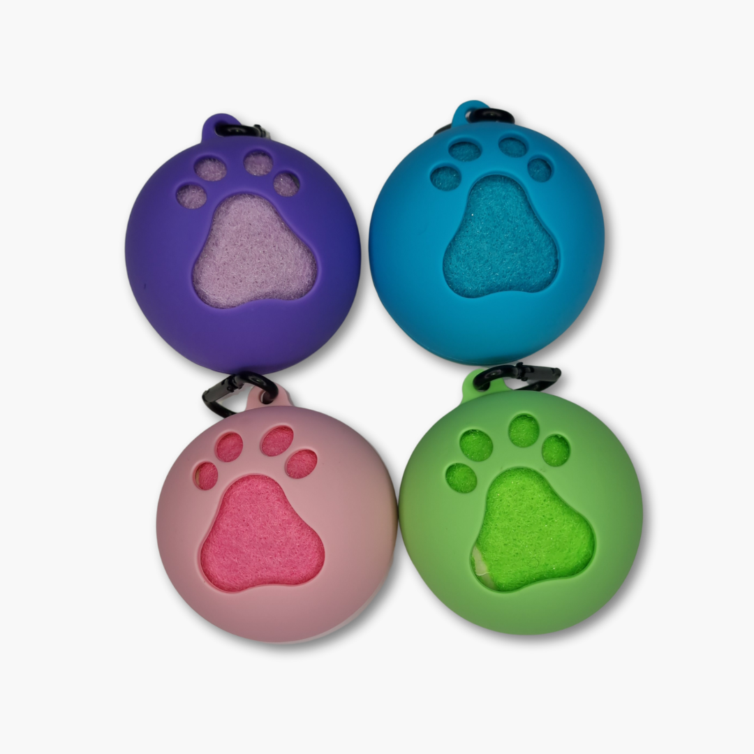 Branded Dog Ball & Holder