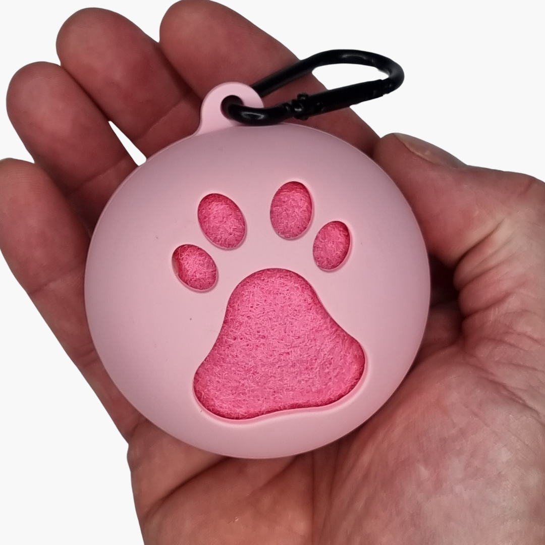 Branded Dog Ball & Holder