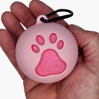 Branded Dog Ball & Holder