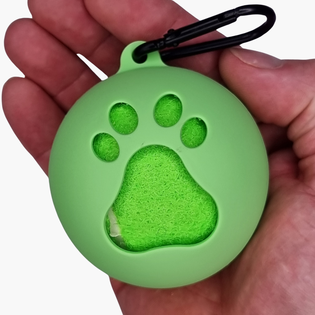Branded Dog Ball & Holder