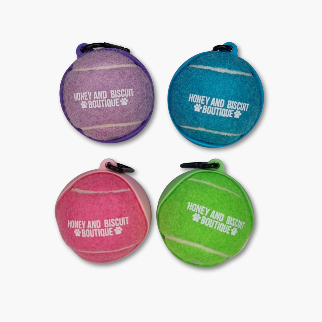 Branded Dog Ball & Holder