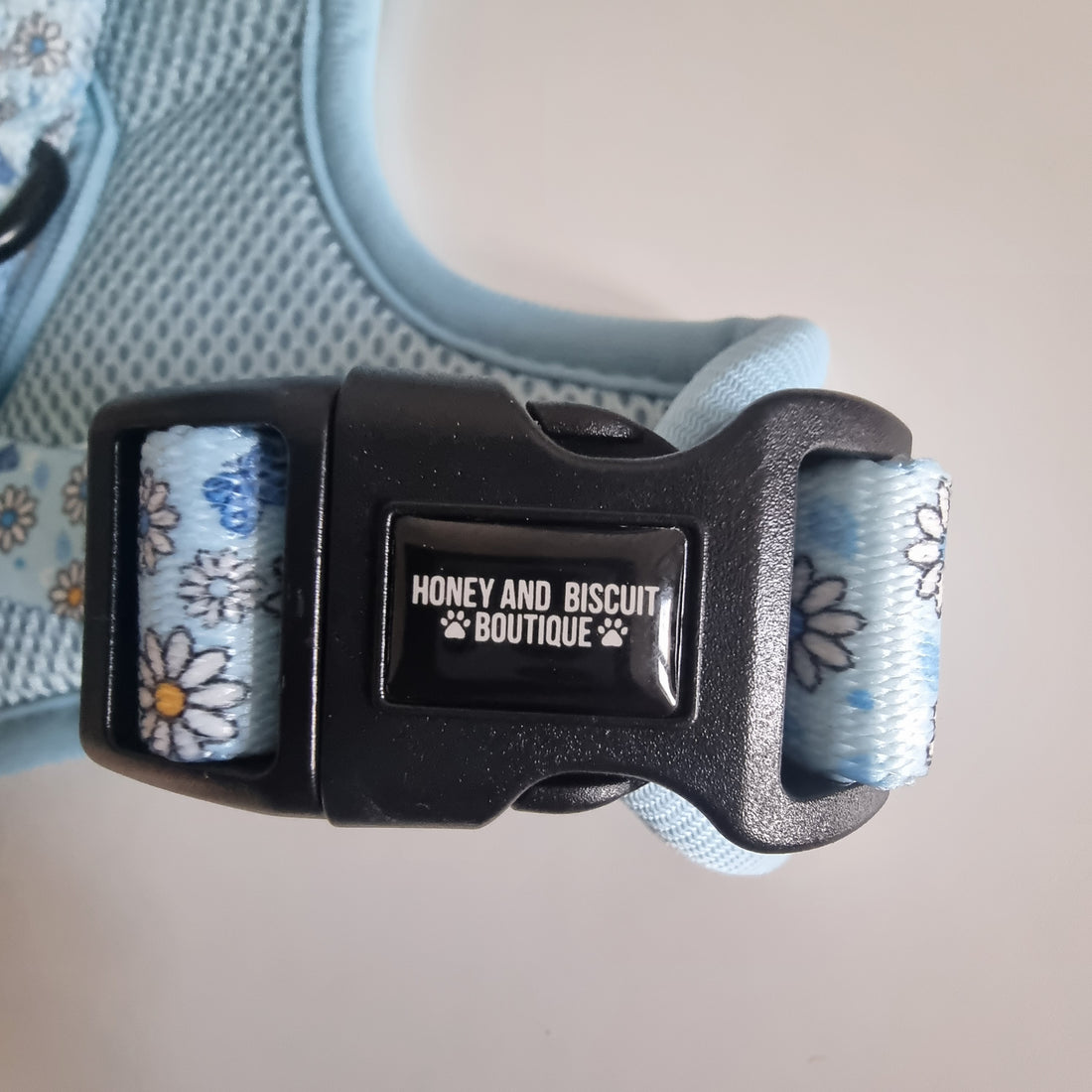 Pups A Daisy Blue – Harness, Lead & Collar Bundle for Small Dogs (3 Piece Set)