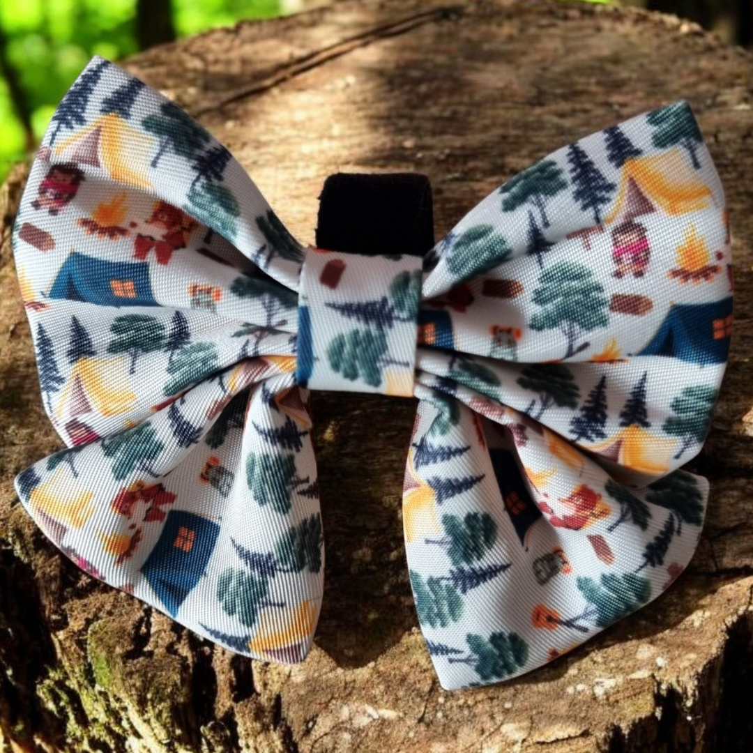 Pups in the Woods Sailor Bow