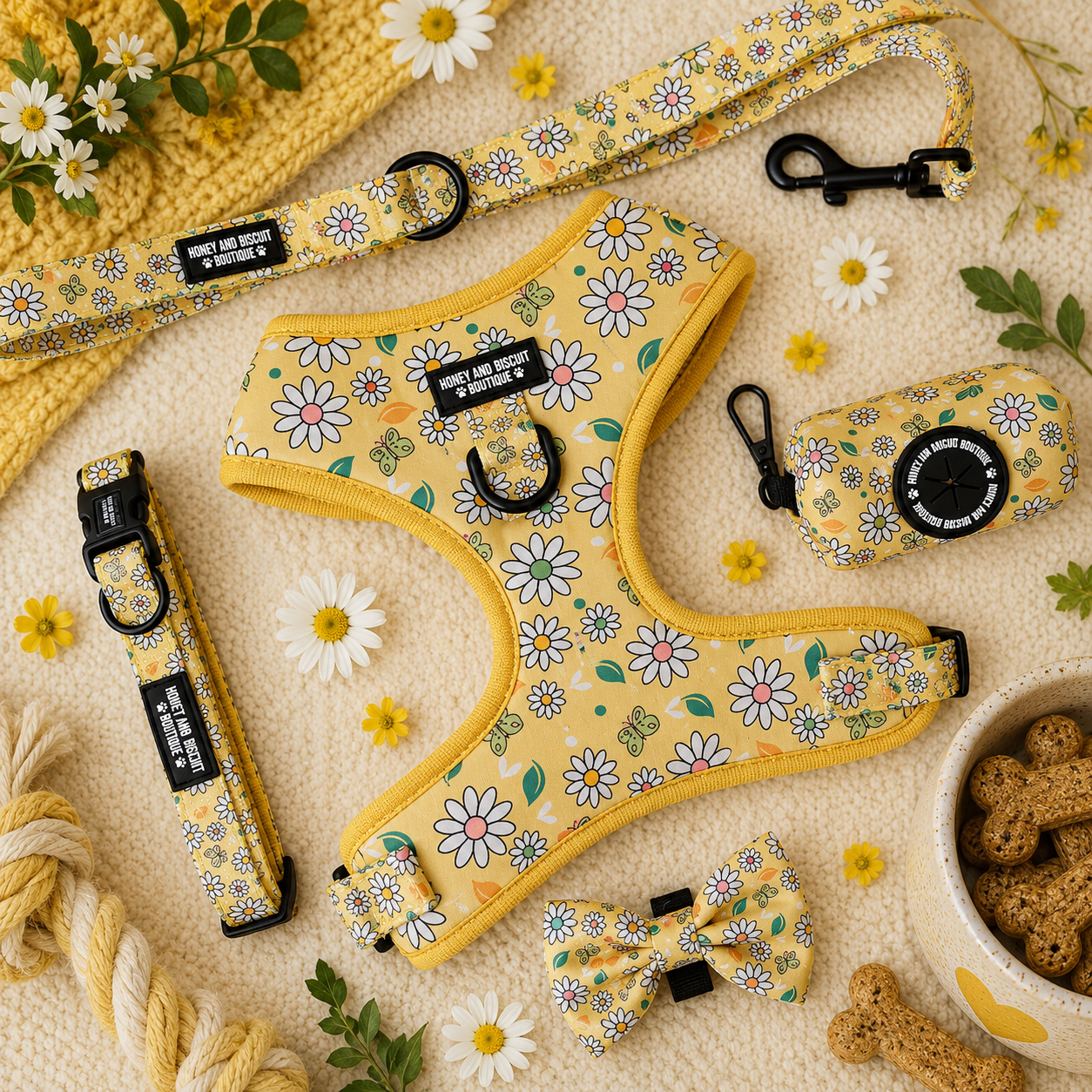 Pups A Daisy Yellow – Complete Walkies Bundle (5 Piece Set)